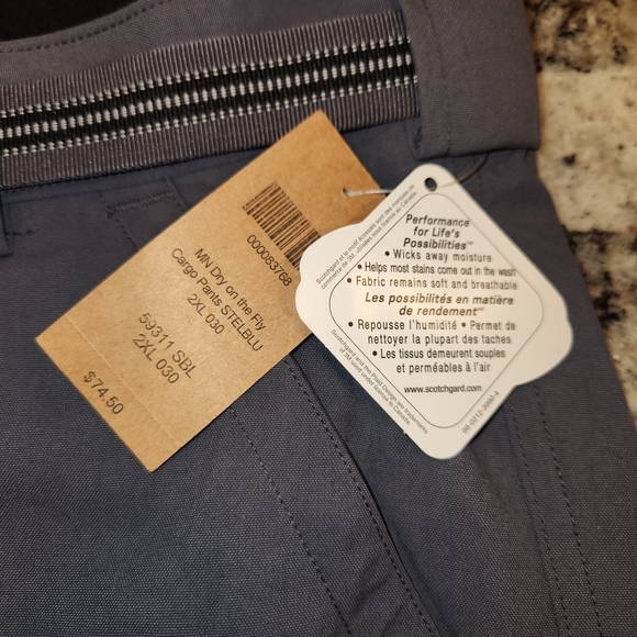 NWT Duluth Trading Co Dry On The Fly STELBLU Mens 2XLx30 Cargo Pants - Picture 8 of 10